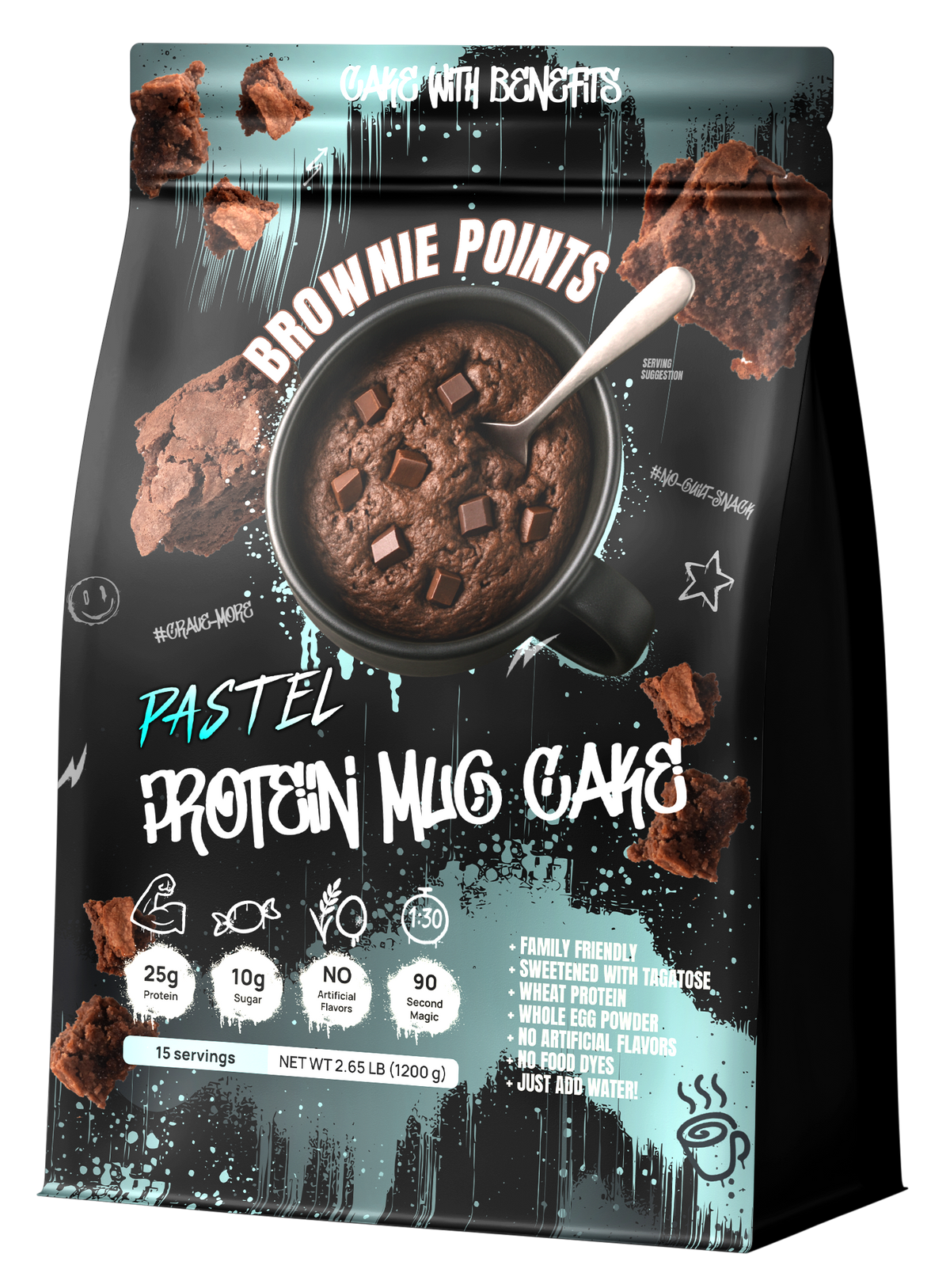 Brownie Points Mug Cake